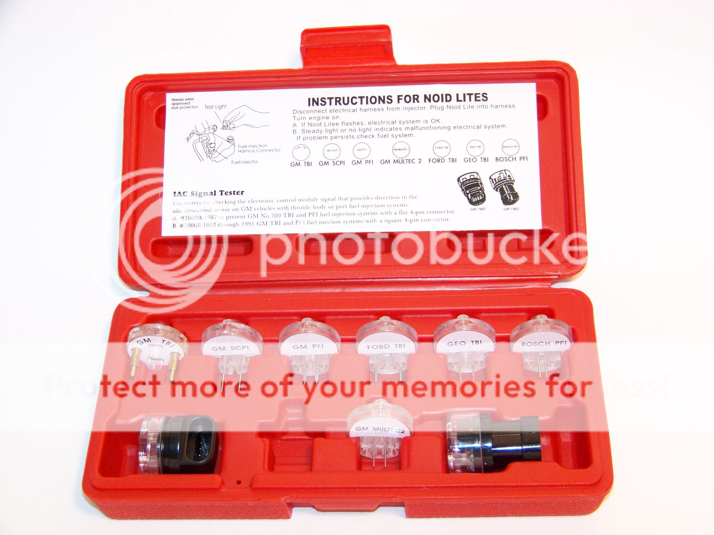 9 pc Electronic Fuel Injection And Signal Noid Lite Tester Light test